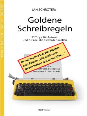 cover image of Jan Schröters Goldene Schreibregeln